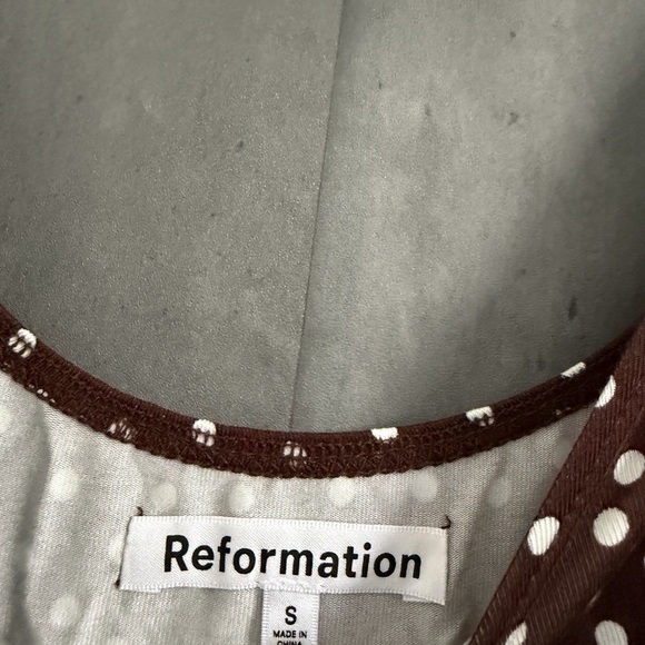 Reformation Kaila Knit Dress - Cougar Small B1935 - Picture 5 of 5